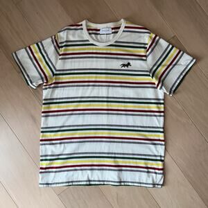 Ovadia & Sons New York Striped Tee Ivory T-Shirt Short Sleeve Men’s XL
